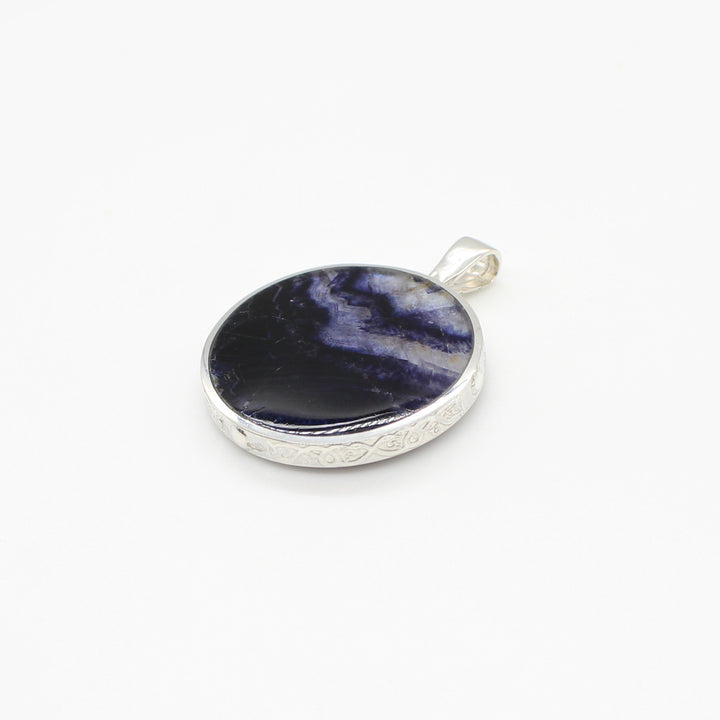 Blue John Double Sided Pendant