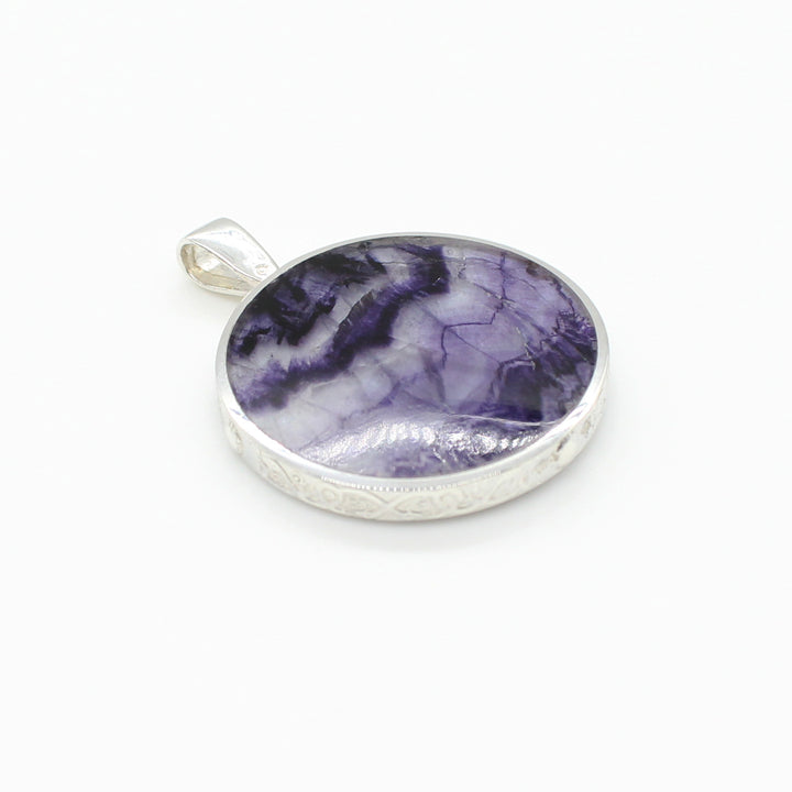 Blue John Double Sided Pendant
