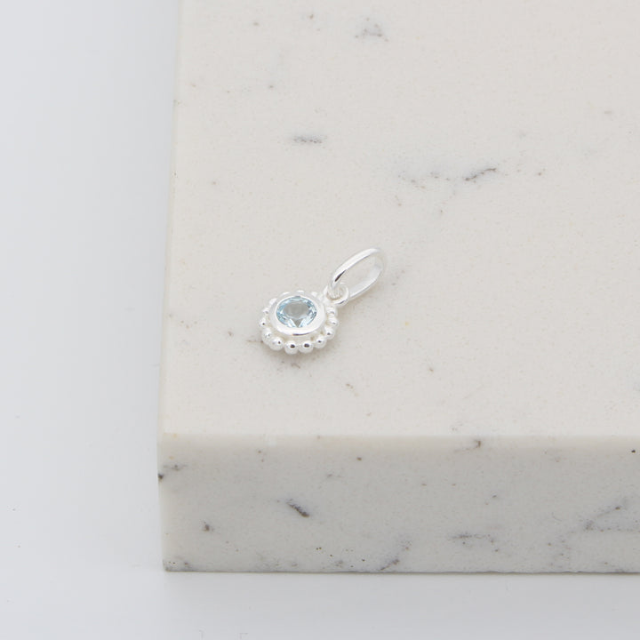 Blue Topaz Pendant