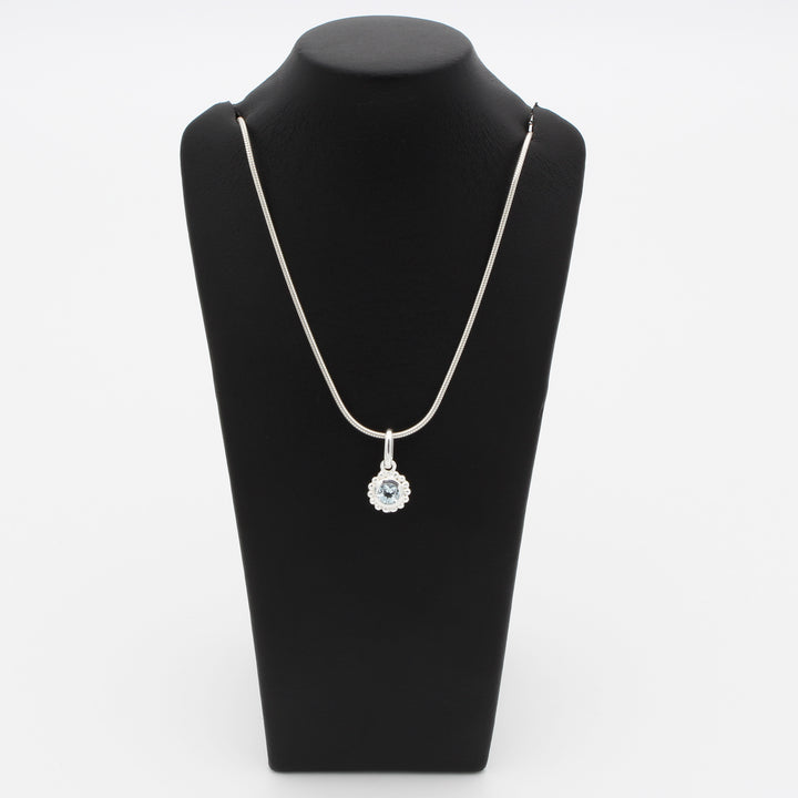 Blue Topaz Pendant