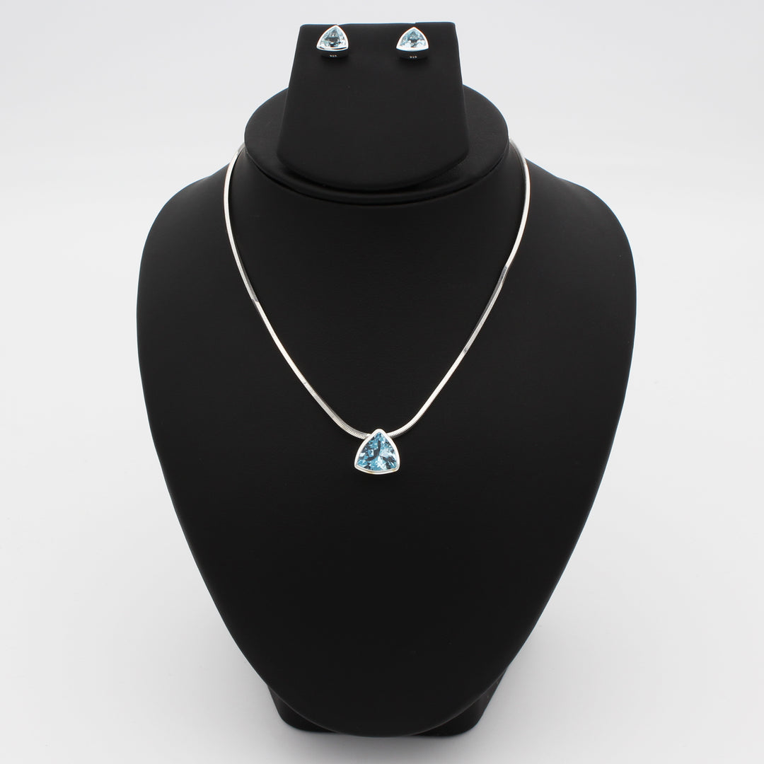 Blue Topaz Pendant