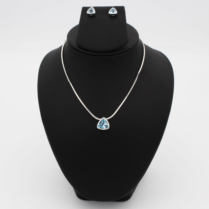 Blue Topaz Pendant