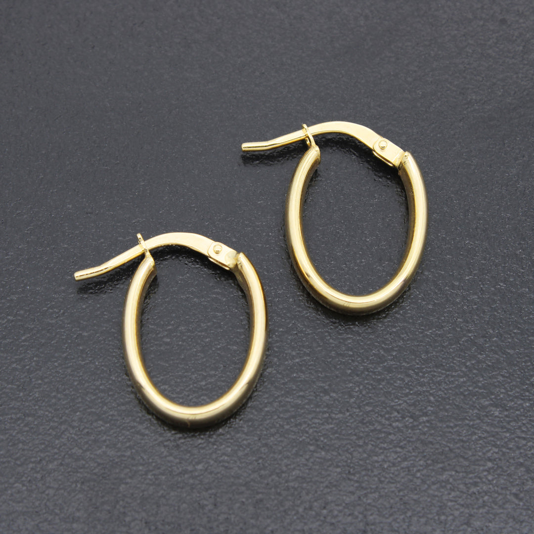 9ct Gold Hoop Earrings