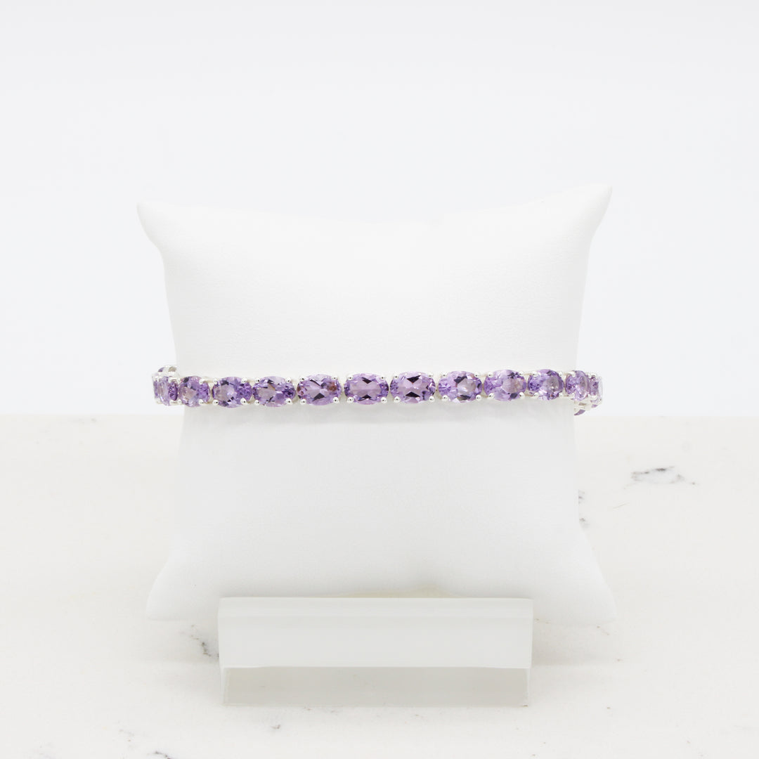 Amethyst Tennis Bracelet