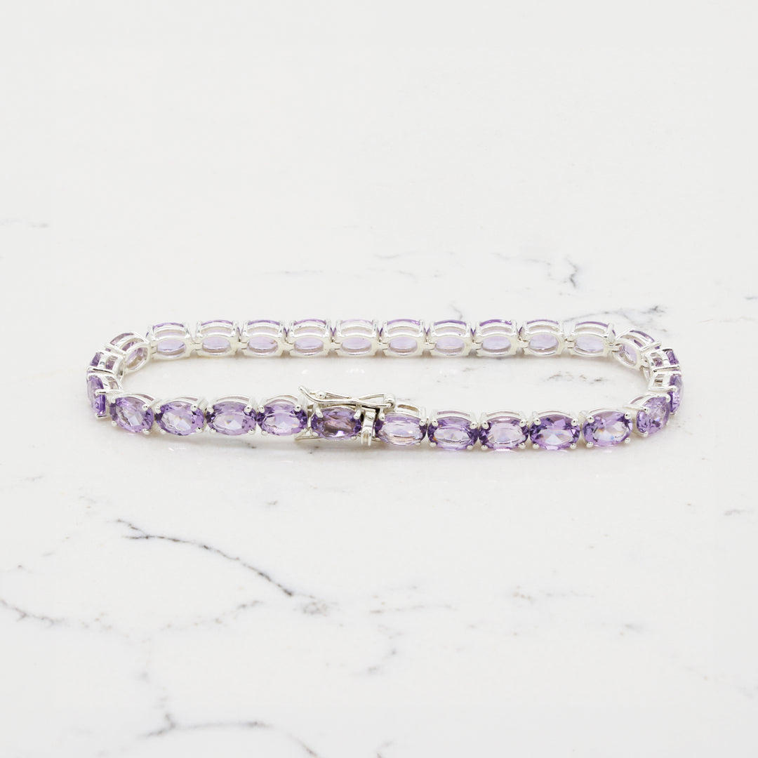 Amethyst Tennis Bracelet