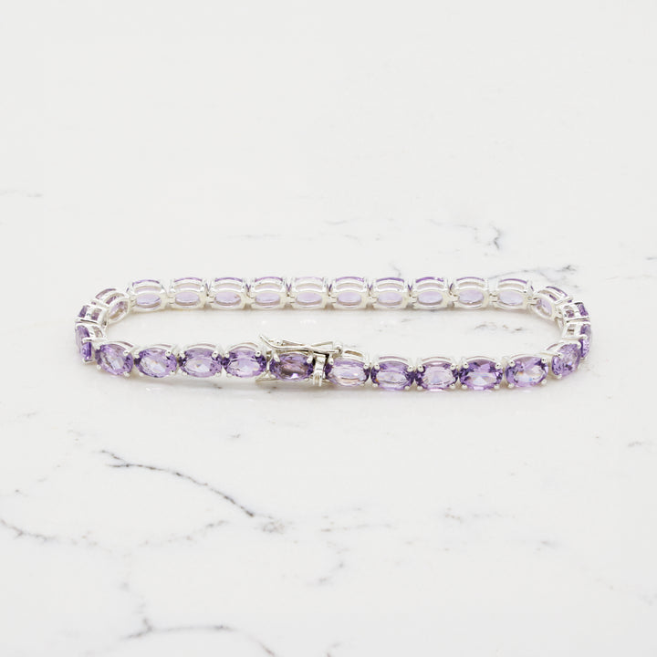 Amethyst Tennis Bracelet