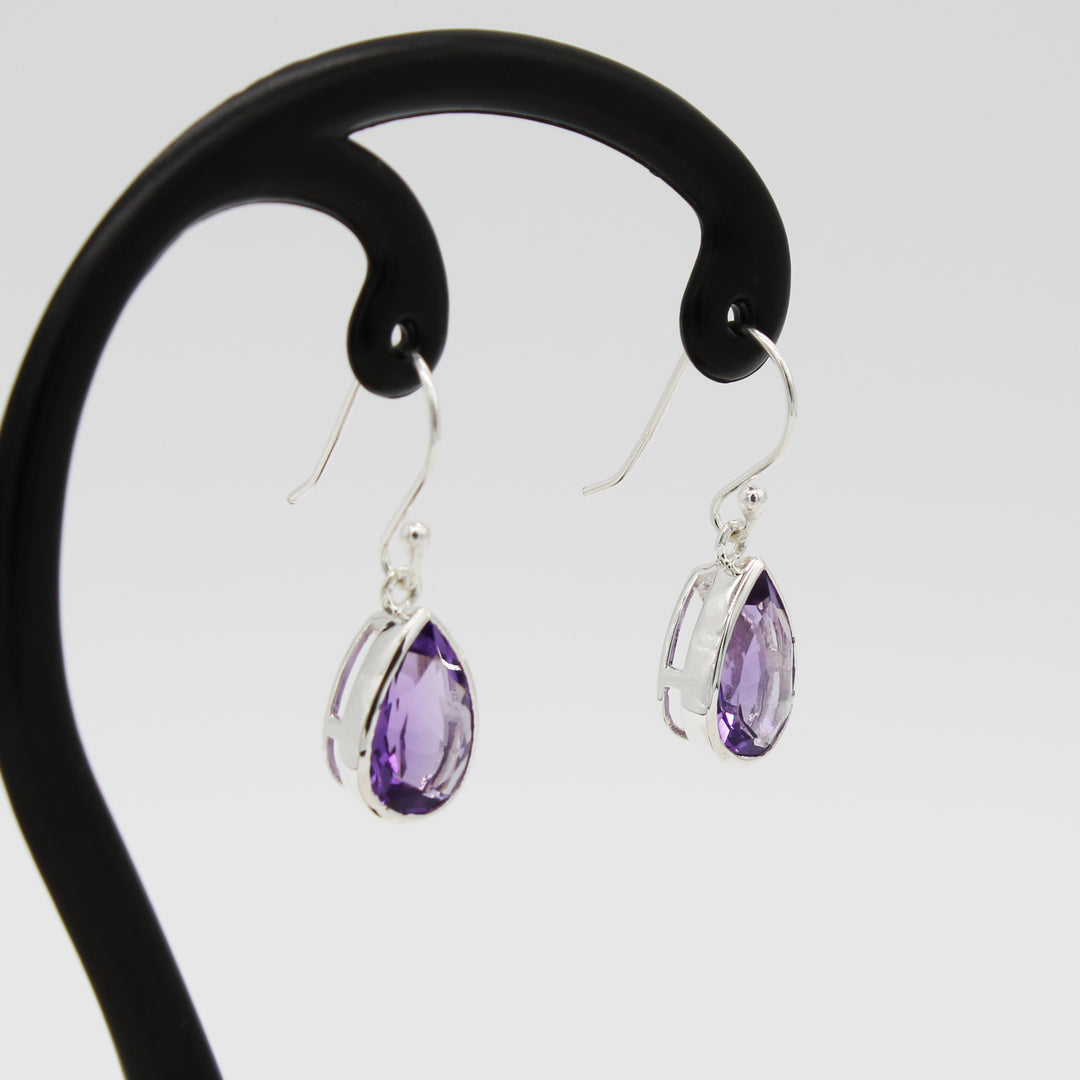 Amethyst Drop Earrings