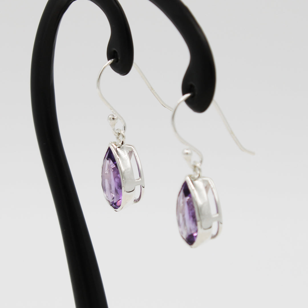 Amethyst Drop Earrings