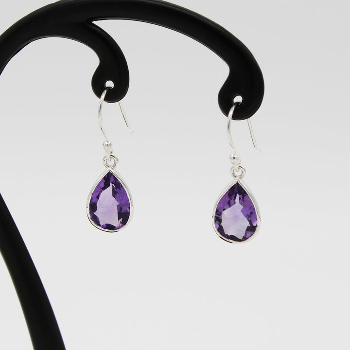 Amethyst Drop Earrings