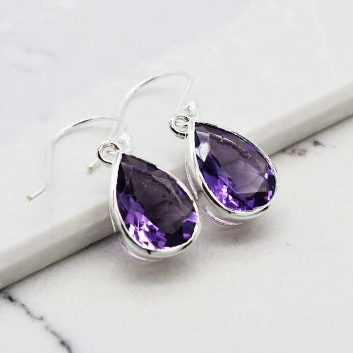 Amethyst Drop Earrings