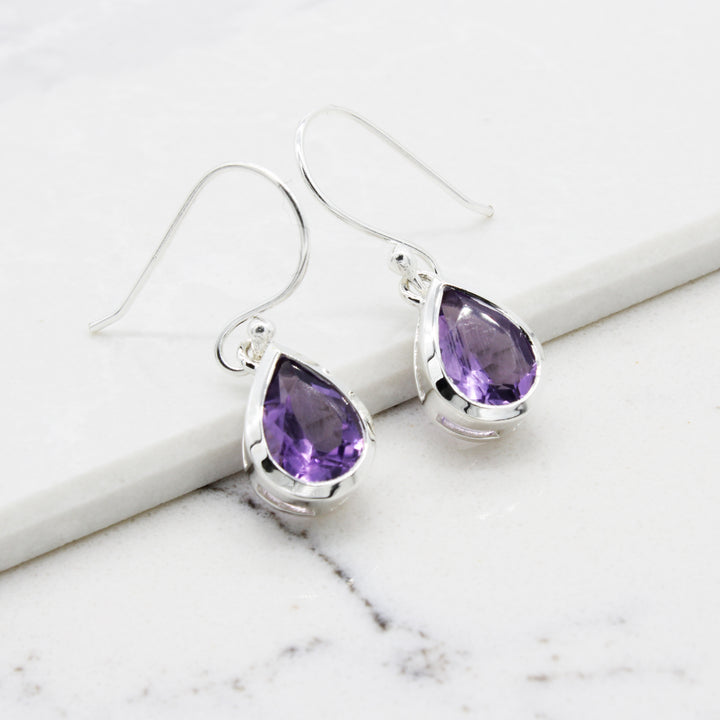 Amethyst Drop Earrings