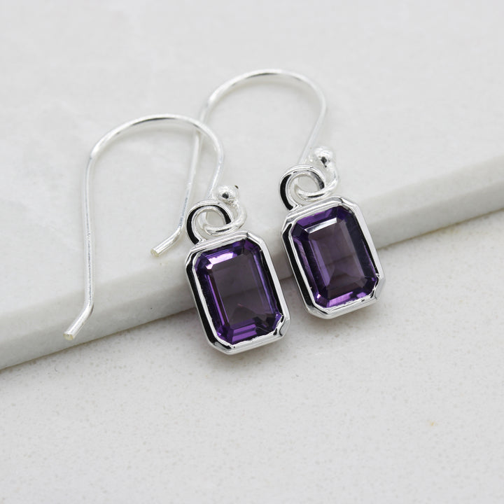 Amethyst Drop Earrings