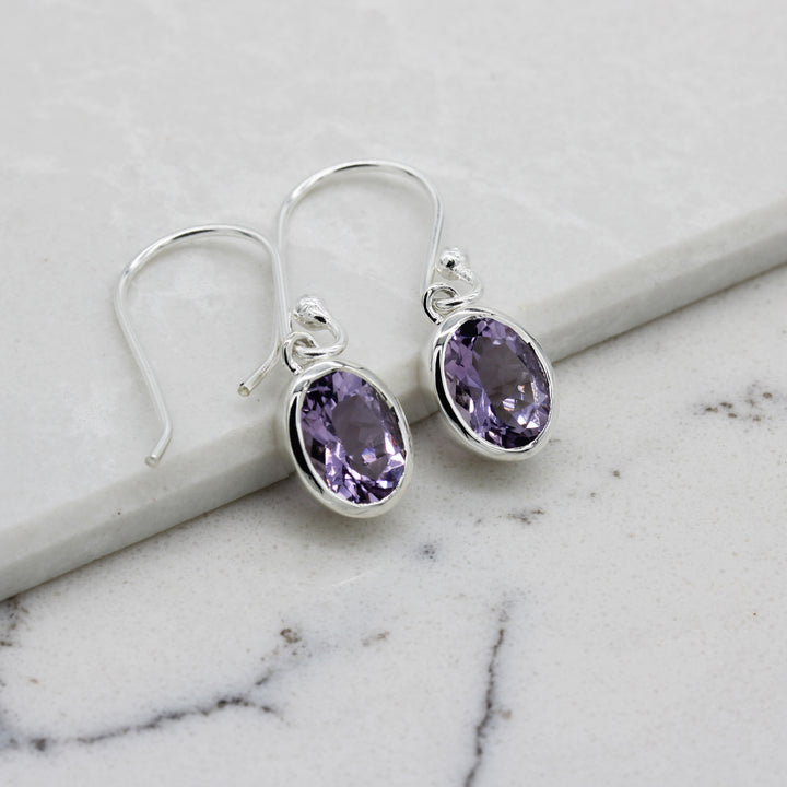 Amethyst Drop Earrings