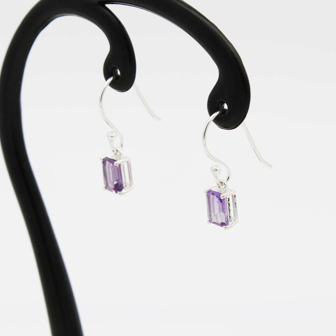 Amethyst Drop Earrings