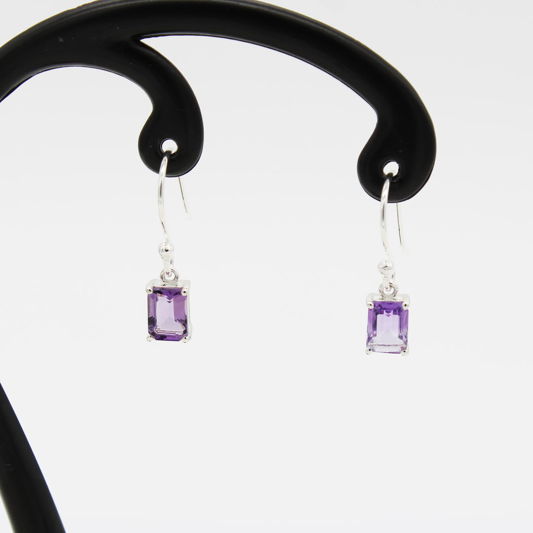 Amethyst Drop Earrings