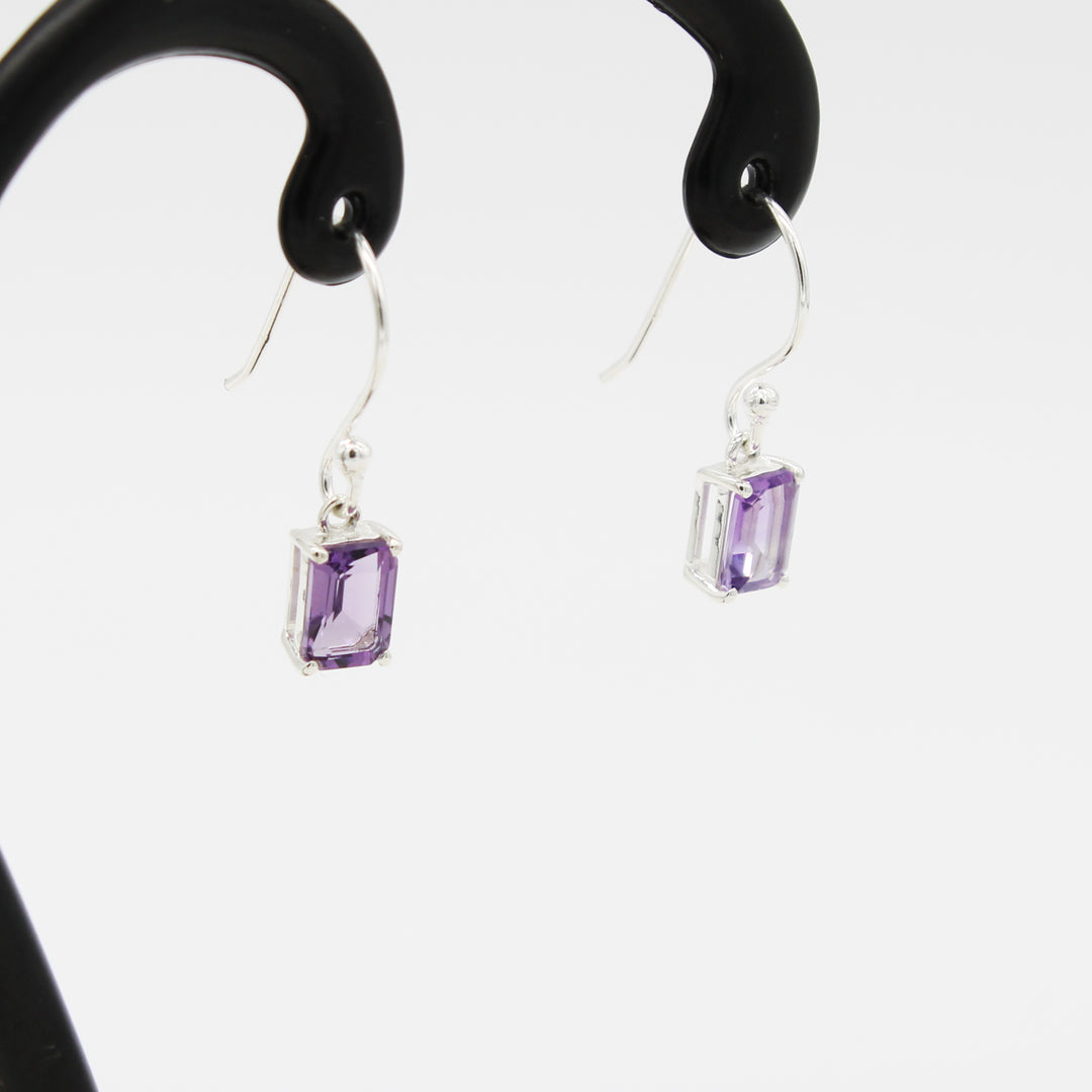 Amethyst Drop Earrings