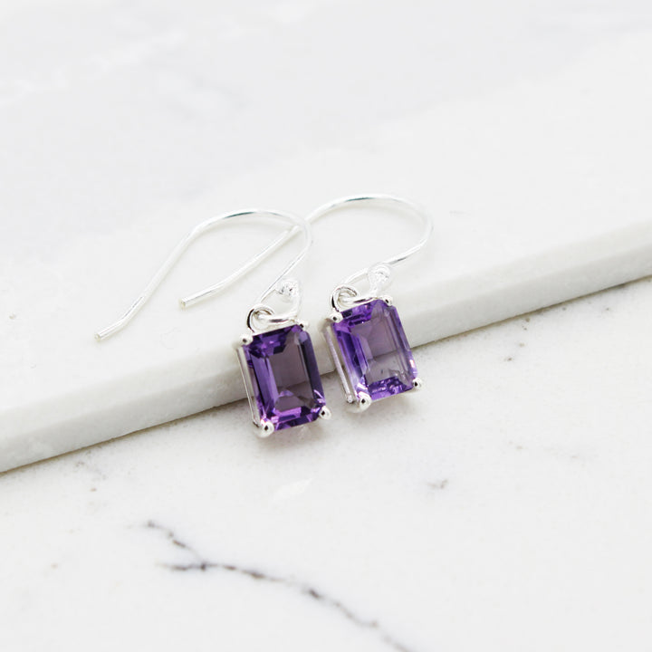 Amethyst Drop Earrings