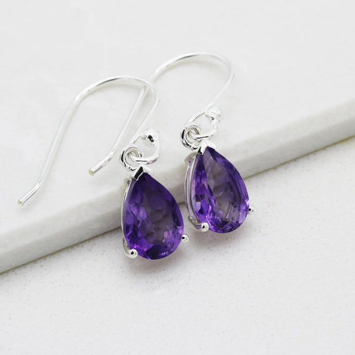 Amethyst Drop Earrings