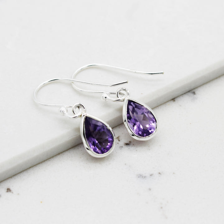 Amethyst Drop Earrings