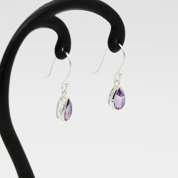 Amethyst Drop Earrings