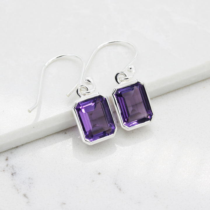 Amethyst Drop Earrings