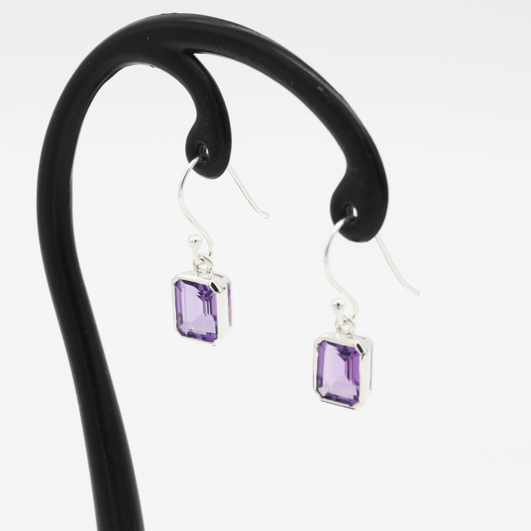 Amethyst Drop Earrings