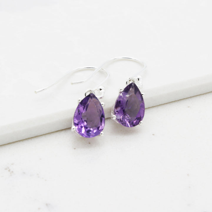 Amethyst Drop Earrings