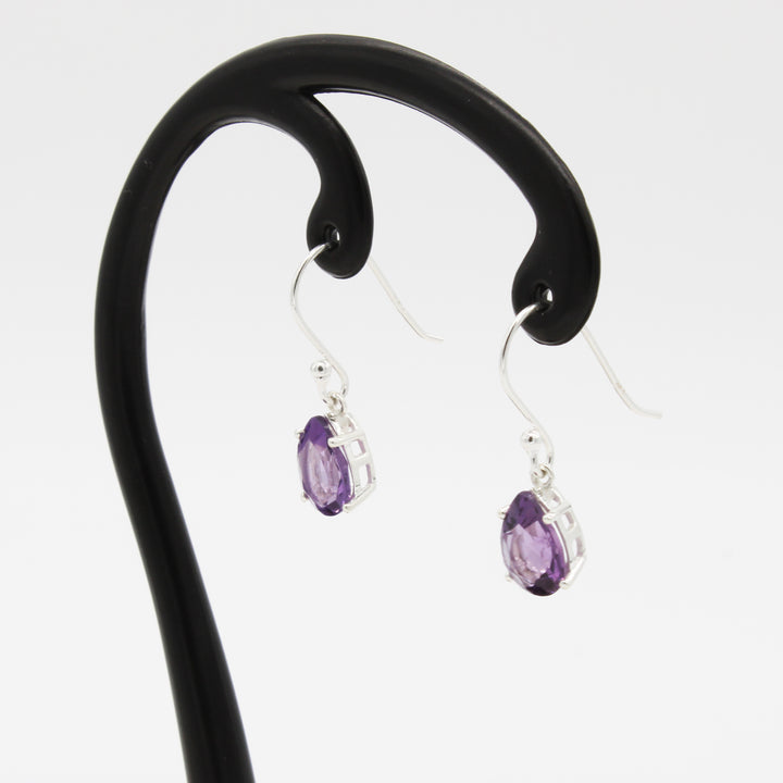 Amethyst Drop Earrings