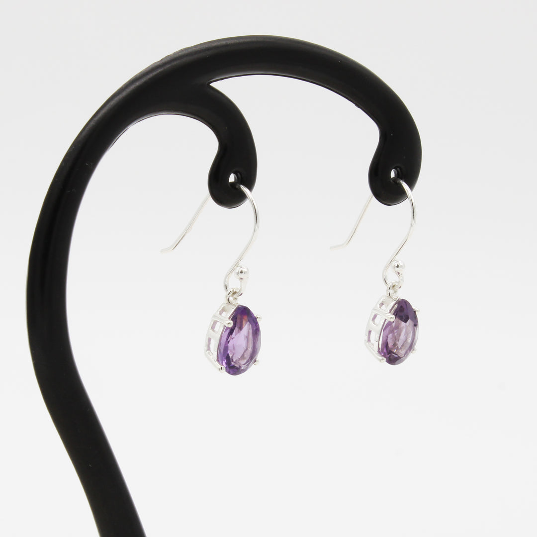 Amethyst Drop Earrings