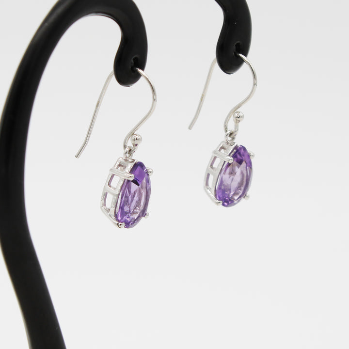 Amethyst Drop Earrings