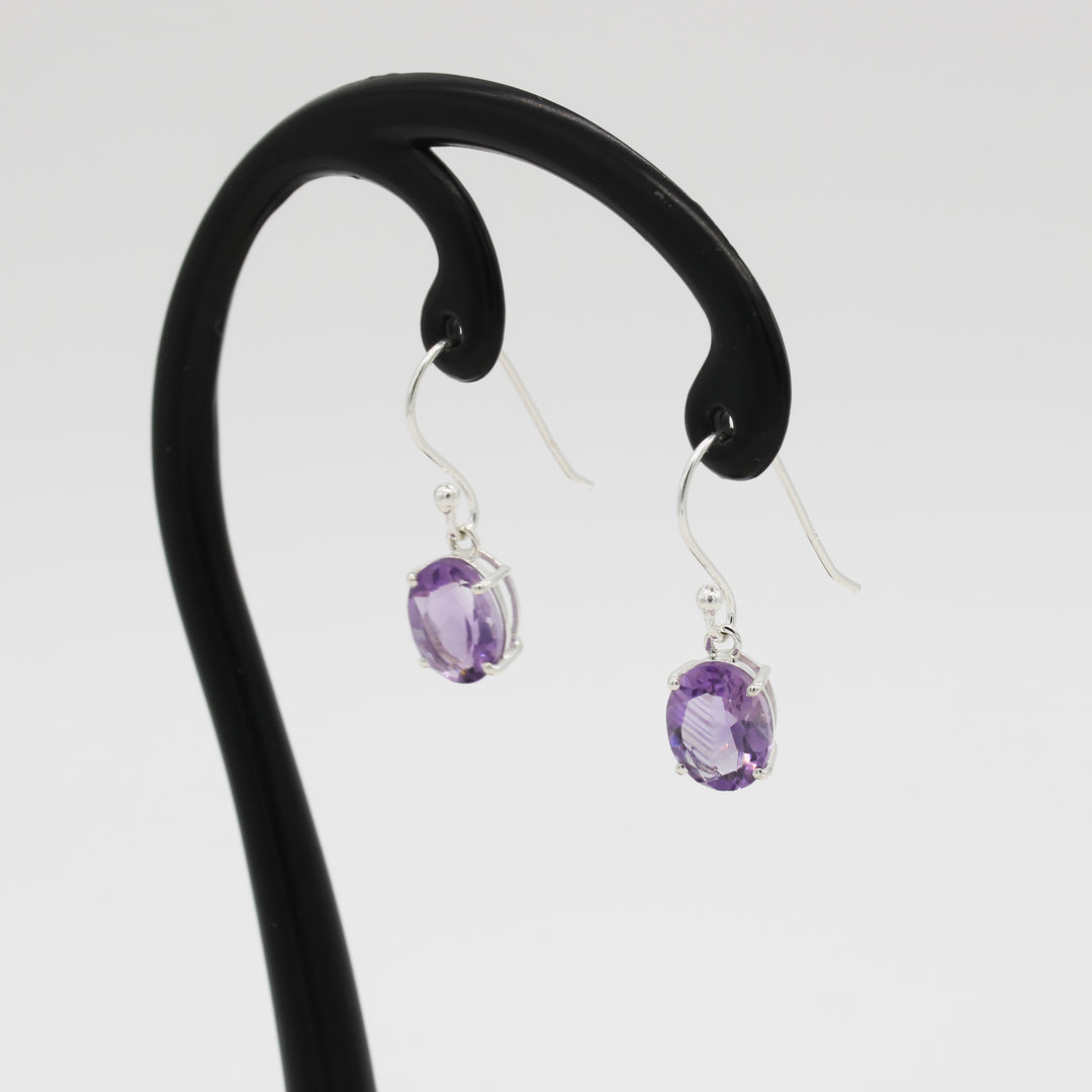 Amethyst Drop Earrings