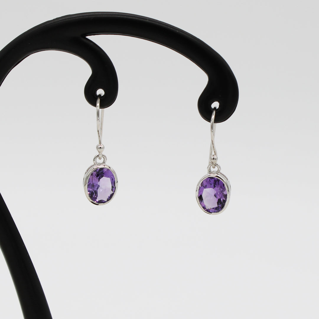 Amethyst Drop Earrings