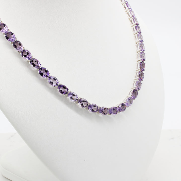 Amethyst Tennis Neklace