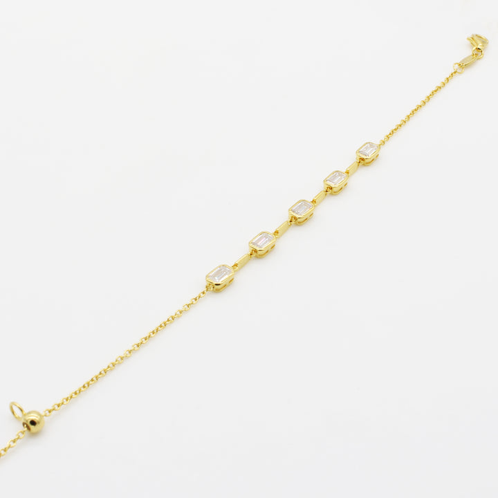 Gold Vermeil CZ bracelet