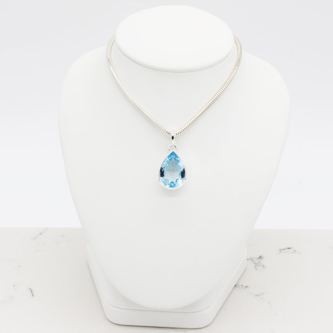 Blue Topaz Pendant