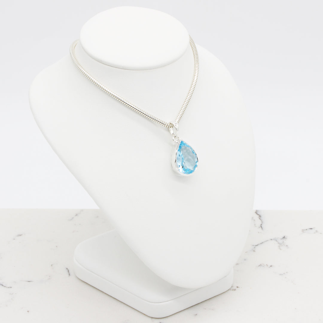 Blue Topaz Pendant