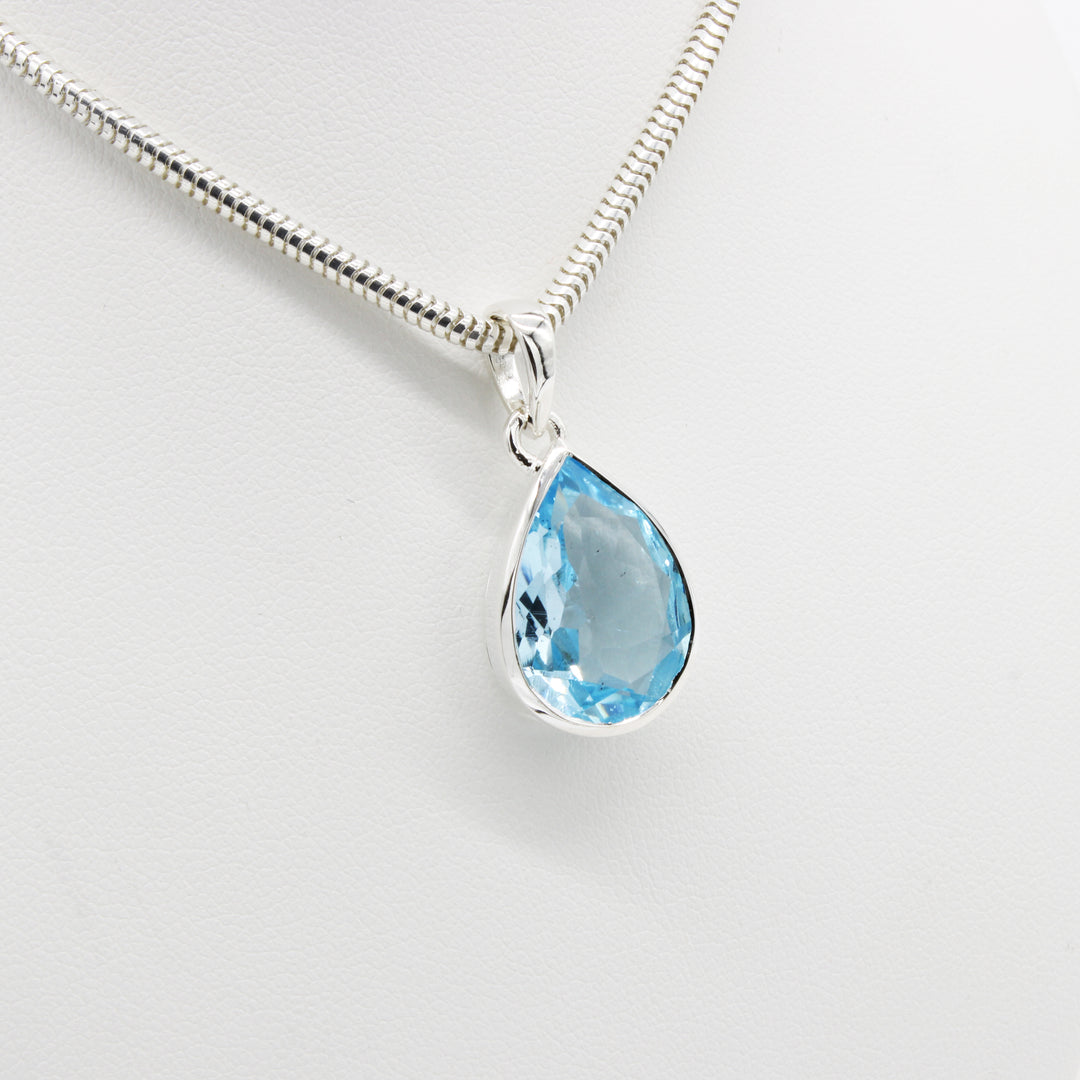 Blue Topaz Pendant