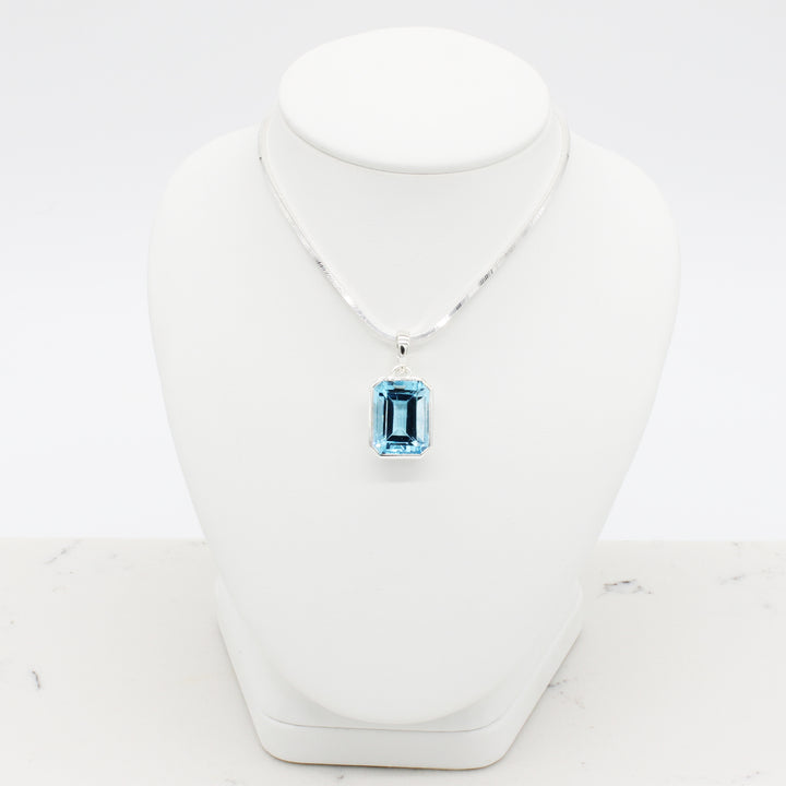 Blue Topaz Pendant