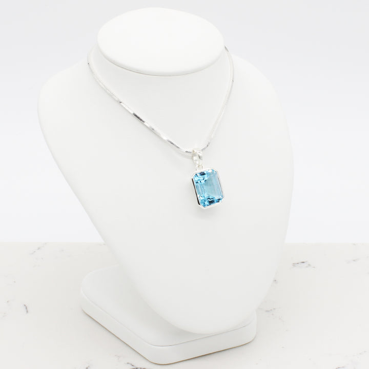 Blue Topaz Pendant