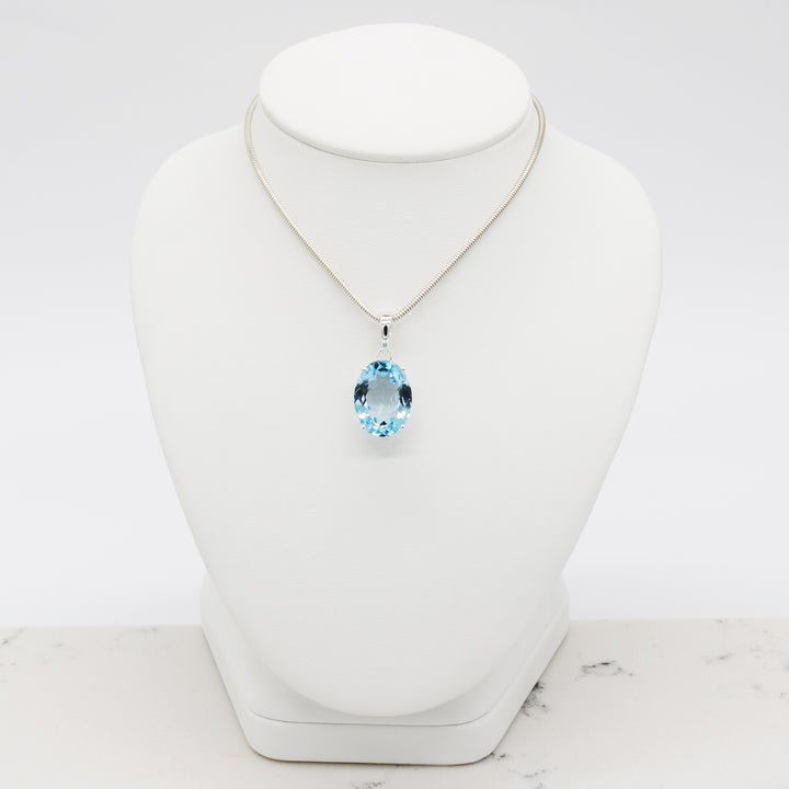 Blue Topaz Pendant