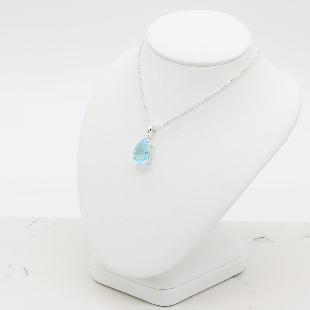 Blue Topaz Pendant