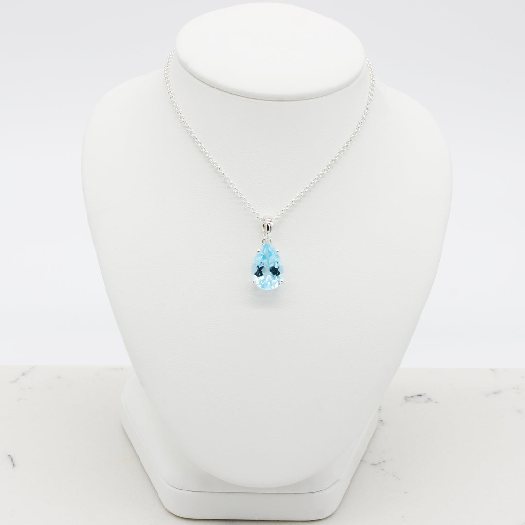 Blue Topaz Pendant