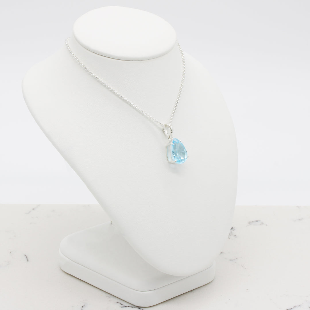 Blue Topaz Pendant