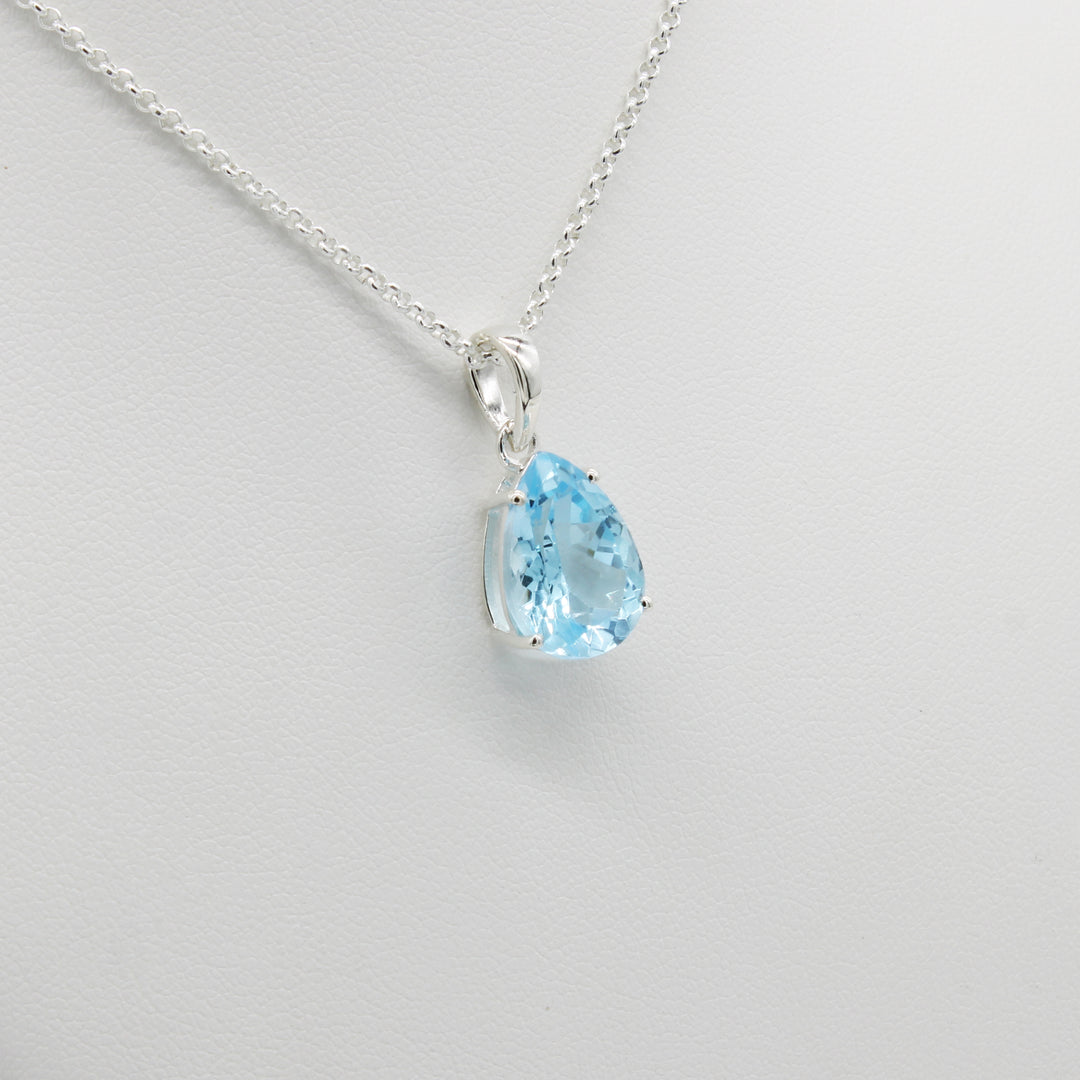 Blue Topaz Pendant