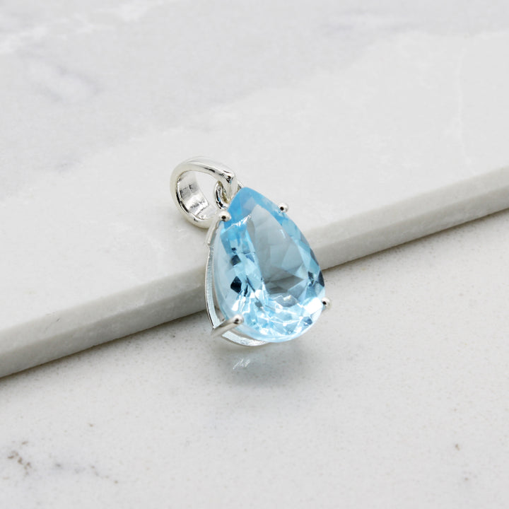 Blue Topaz Pendant