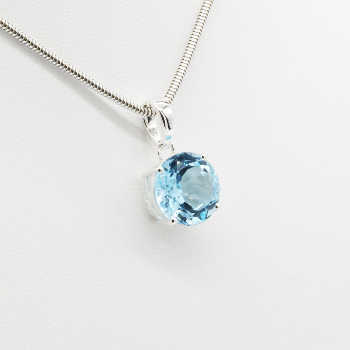 Blue Topaz Pendant