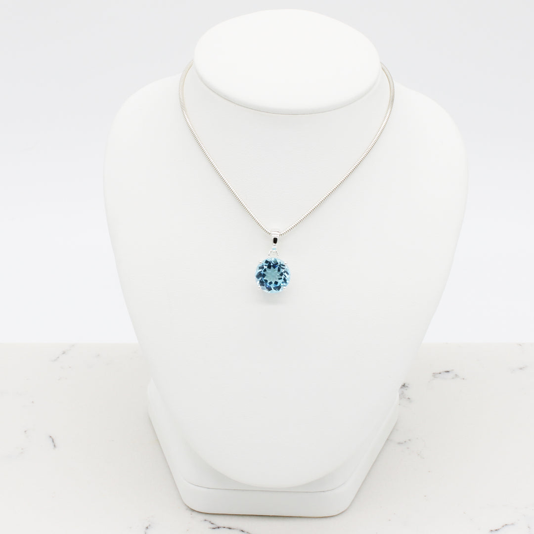 Blue Topaz Pendant