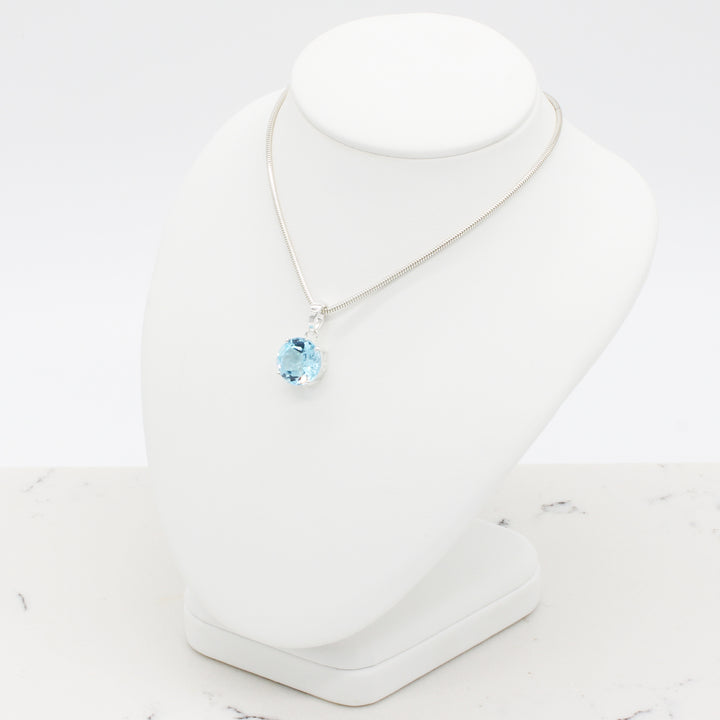 Blue Topaz Pendant