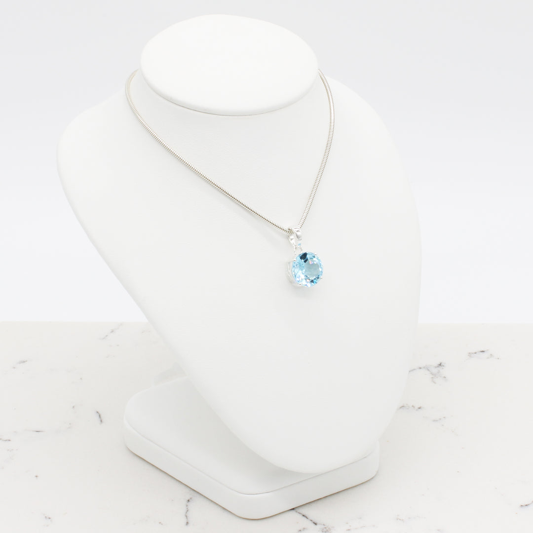 Blue Topaz Pendant