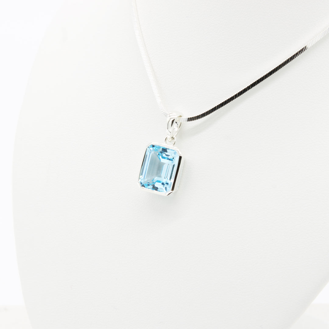 Blue Topaz Pendant